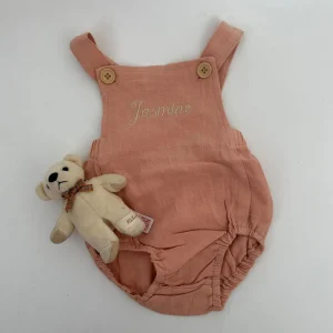 Bonita's Personalised Classic Baby Romper - Blush<Boutique Bonita Hot