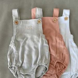 Bonita's Personalised Classic Baby Romper - Grey<Boutique Bonita New