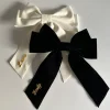 Bonita's Personalised Large Velvet Bows<Boutique Bonita Outlet