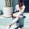 Bonita's Personalised Palm Leaf Clutch - With Monogram<Boutique Bonita Best