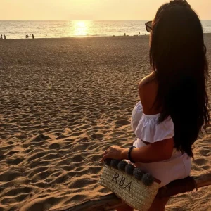 Bonita's Personalised Palm Leaf Clutch - With Monogram<Boutique Bonita Best