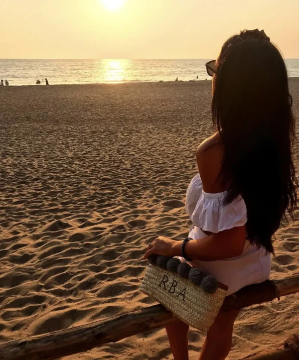 Bonita's Personalised Palm Leaf Clutch - With Monogram<Boutique Bonita Best