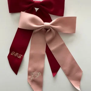 Bonita's Personalised Satin Bow<Boutique Bonita Best