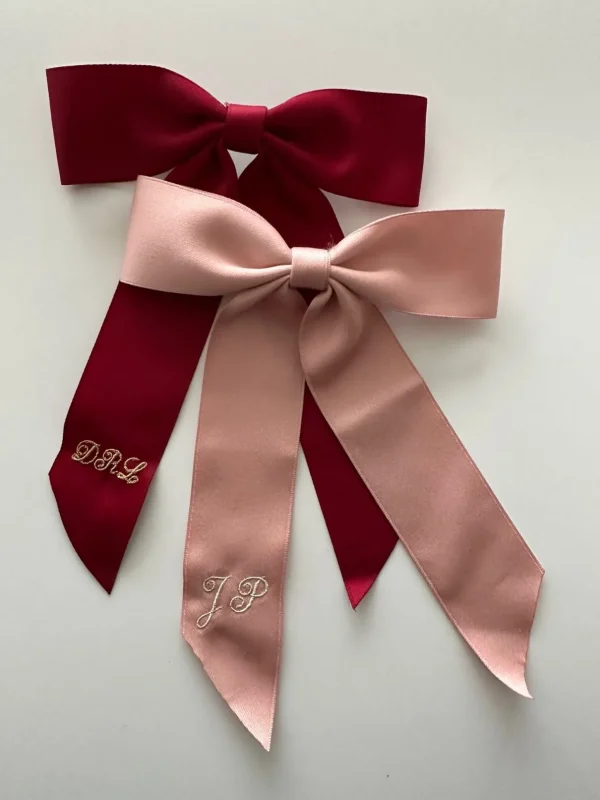 Bonita's Personalised Satin Bow<Boutique Bonita Best