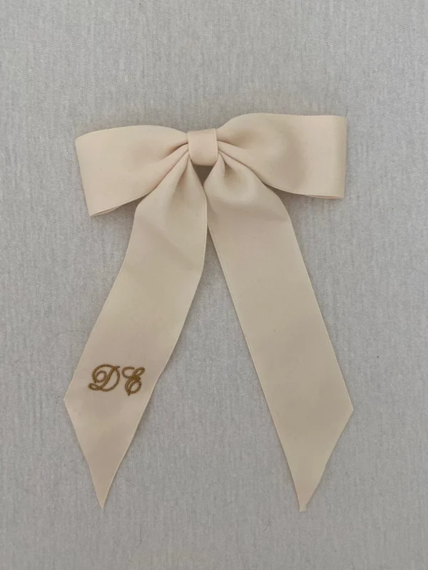 Bonita's Personalised Satin Bow<Boutique Bonita Best