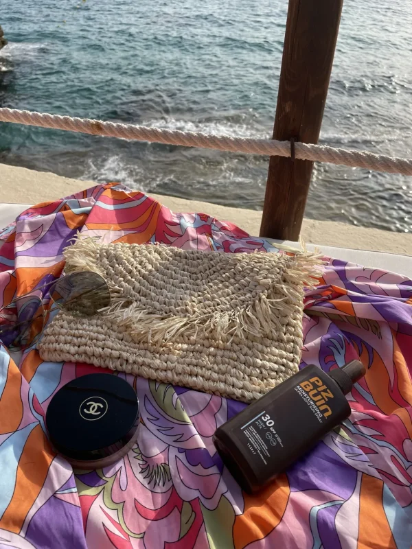Bonita's Raffia Fringe Beach Clutch<Boutique Bonita Discount