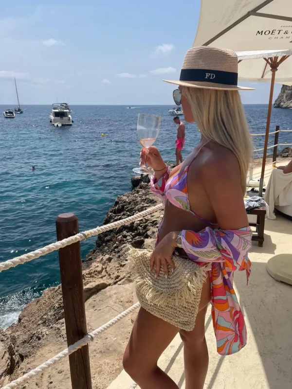 Bonita's Raffia Fringe Beach Clutch<Boutique Bonita Discount