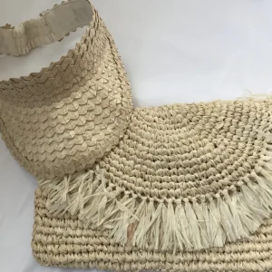 Bonita's Raffia Fringe Beach Clutch<Boutique Bonita Discount