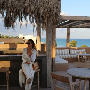 Bonita's Rattan & Leather Clutch<Boutique Bonita Hot