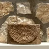 Bonita's Rattan Clutch Bag - Tan<Boutique Bonita Sale