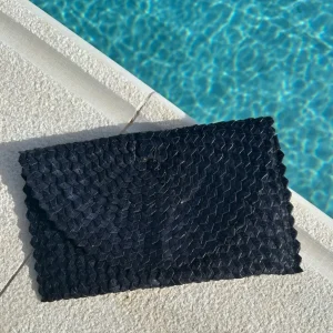 Bonita's Rattan Clutch Bag - Black<Boutique Bonita Sale