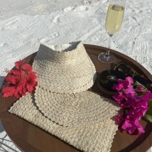 Bonita's Rattan Clutch Bag - Cream<Boutique Bonita Discount