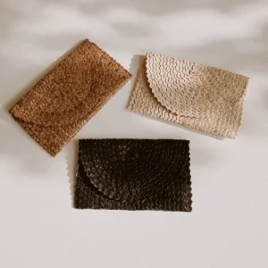 Bonita's Rattan Clutch Bag - Tan<Boutique Bonita Sale