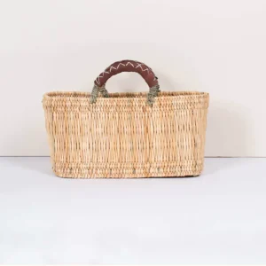 Bonita's Reed Storage Baskets with Leather Handles<Boutique Bonita Sale
