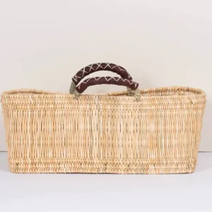 Bonita's Reed Storage Baskets with Leather Handles<Boutique Bonita Sale