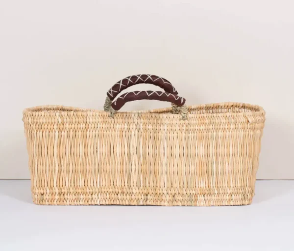 Bonita's Reed Storage Baskets with Leather Handles<Boutique Bonita Sale