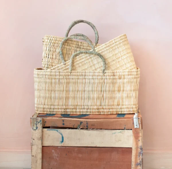Bonita's Reed Storage Baskets (Trio)<Boutique Bonita Outlet