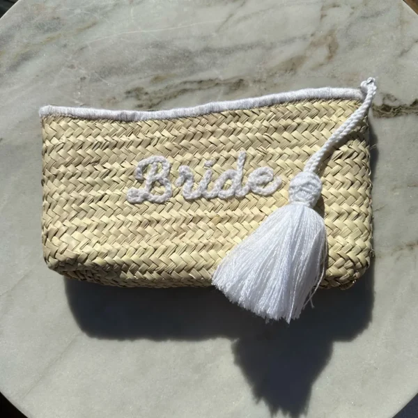 Bride White Wool Tassel Clutch<Boutique Bonita Best