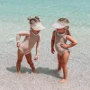 Child Rattan Beach Visor - Cream<Boutique Bonita Outlet