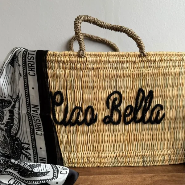 Ciao Bella - Reed Shopper Basket<Boutique Bonita Best