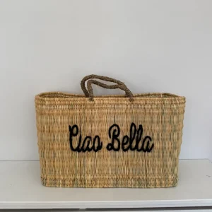 Ciao Bella - Reed Shopper Basket<Boutique Bonita Best