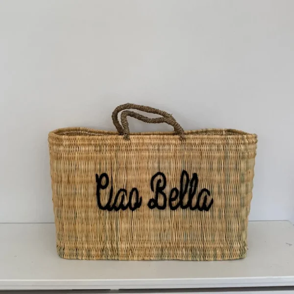 Ciao Bella - Reed Shopper Basket<Boutique Bonita Best