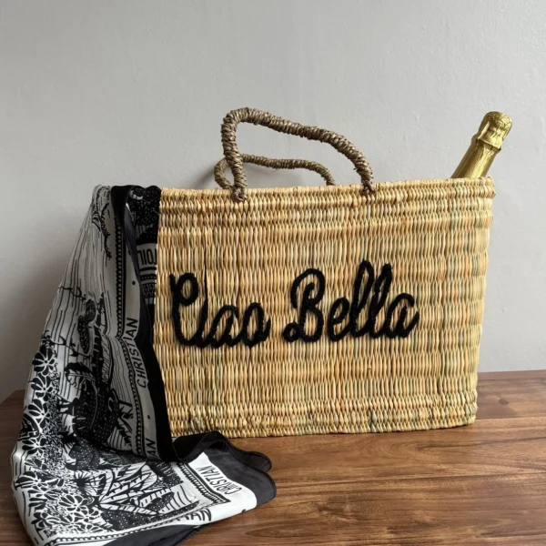 Ciao Bella - Reed Shopper Basket<Boutique Bonita Best