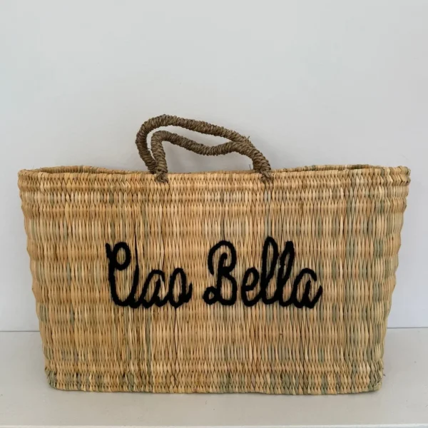 Ciao Bella - Reed Shopper Basket<Boutique Bonita Best