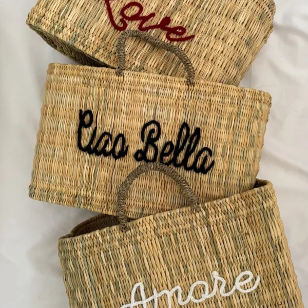 Ciao Bella - Reed Shopper Basket<Boutique Bonita Best