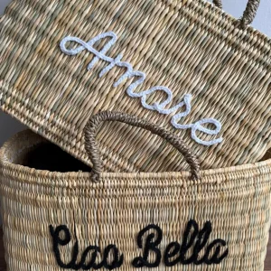Ciao Bella - Reed Shopper Basket<Boutique Bonita Best