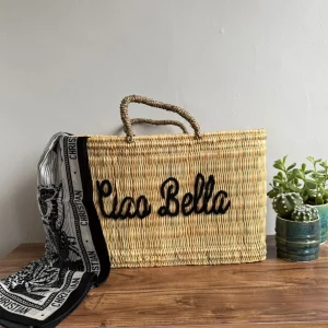 Ciao Bella - Reed Shopper Basket<Boutique Bonita Best