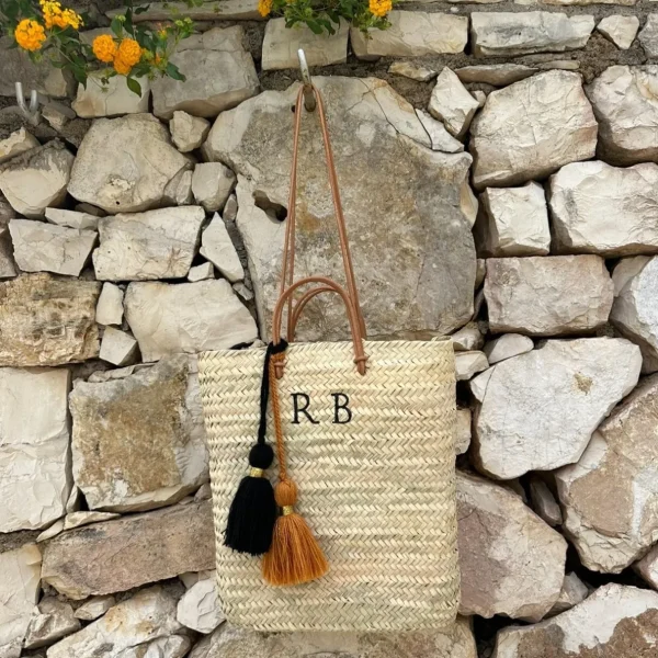Classic Palm Leaf Tote Bag - Monogram<Boutique Bonita New
