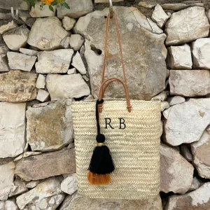 Classic Palm Leaf Tote Bag - Monogram<Boutique Bonita New