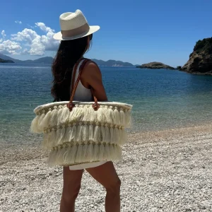 Cream Tassel Basket<Boutique Bonita Best