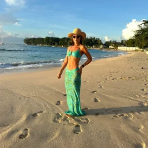 DIAZ - Aqua Bikini & Skirt<Boutique Bonita Sale