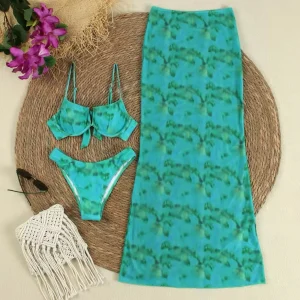 DIAZ - Aqua Bikini & Skirt<Boutique Bonita Sale