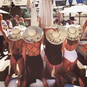 Hen Party Personalised Floppy Sun Hats<Boutique Bonita Hot