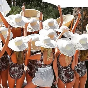 Hen Party Personalised Floppy Sun Hats<Boutique Bonita Hot
