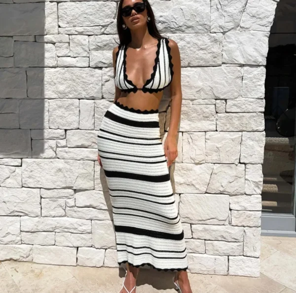 ISLA - Black & White Co-ord<Boutique Bonita Discount