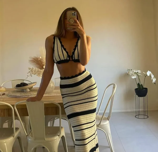 ISLA - Black & White Co-ord<Boutique Bonita Discount