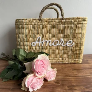 Limited Edition ‘Amore’ Reed Basket<Boutique Bonita Discount