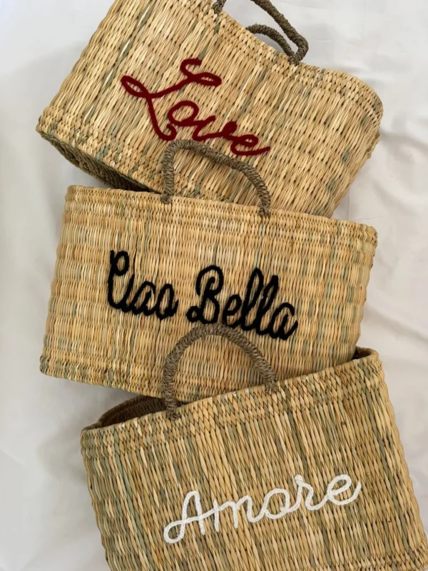 Limited Edition ‘Amore’ Reed Basket<Boutique Bonita Discount