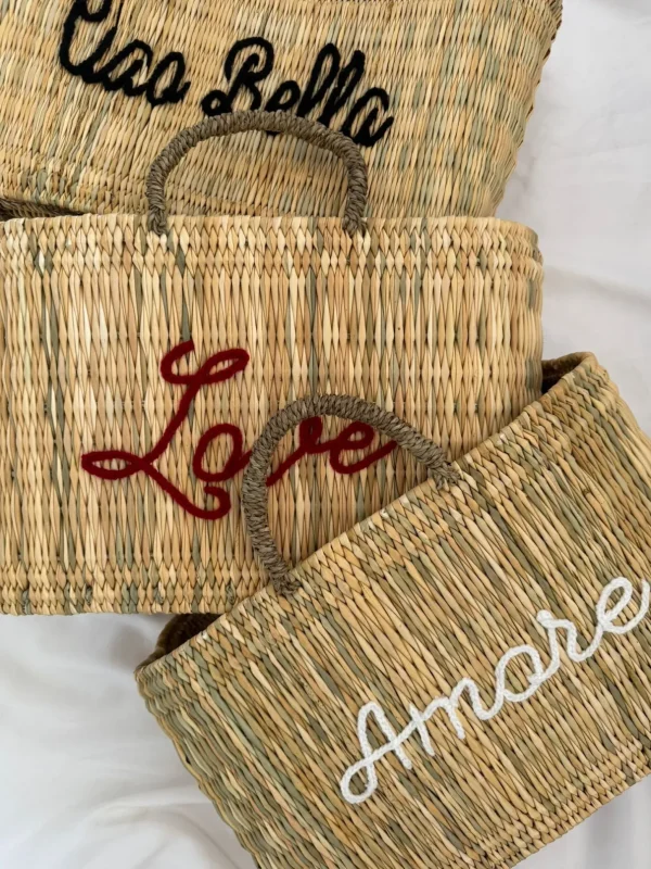 Limited Edition ‘Amore’ Reed Basket<Boutique Bonita Discount