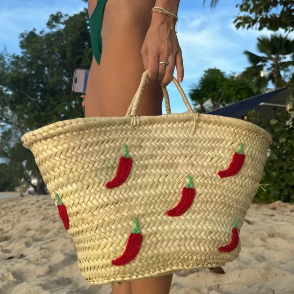 Limited Edition Chilli Pepper Basket<Boutique Bonita Best