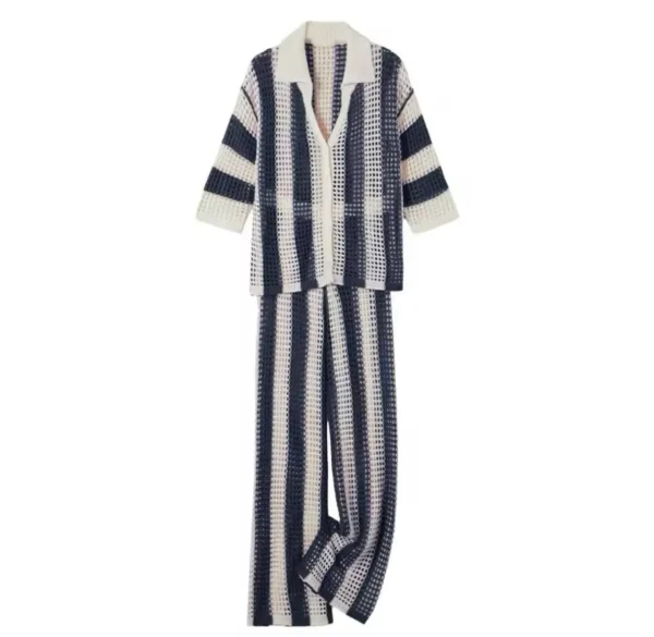 MAYA - Navy Knit Co-Ord<Boutique Bonita Online