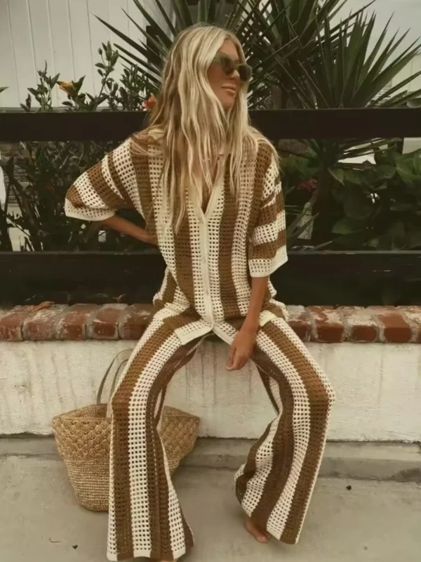MAYA - Tan Knit Co-Ord<Boutique Bonita Discount
