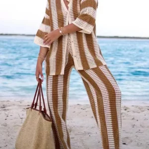 MAYA - Tan Knit Co-Ord<Boutique Bonita Discount
