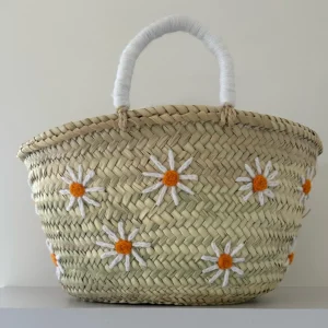 Medium Daisy Palm Basket<Boutique Bonita Fashion