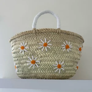 Medium Daisy Palm Basket<Boutique Bonita Fashion