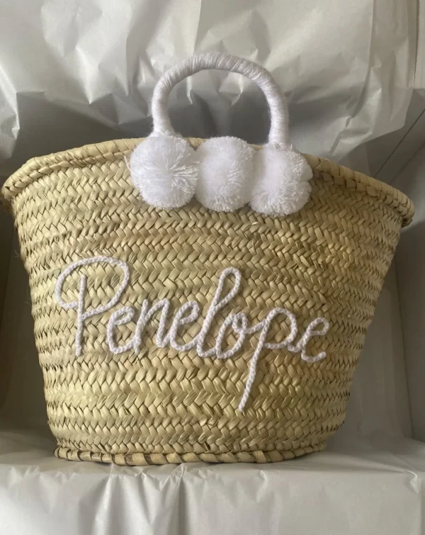 Medium Personalised Pom Pom Basket<Boutique Bonita Fashion